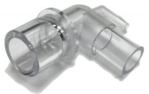 Elbow Adapter with Barb Port